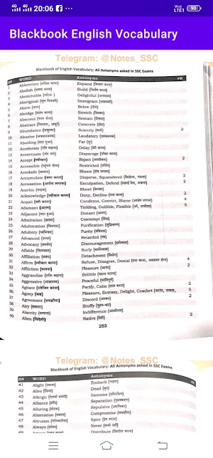 Blackbook English Vocab Book screenshot 5