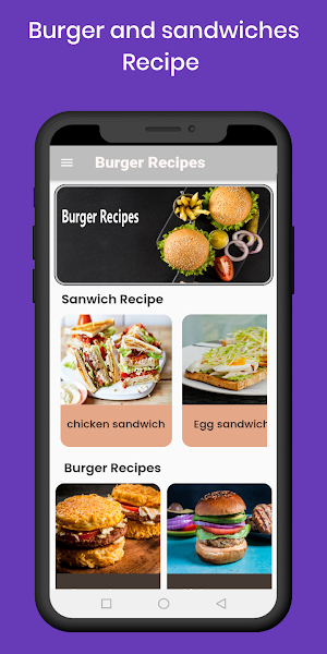 Burger recipes Screenshot 0