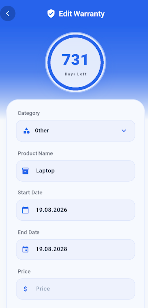 Keepit: Warranty & Sub Tracker Screenshot 1