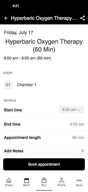 Santa Monica Hyperbaric Oxygen Screenshot 2