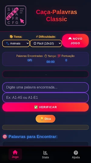 Caça Palavras Classic Screenshot 3