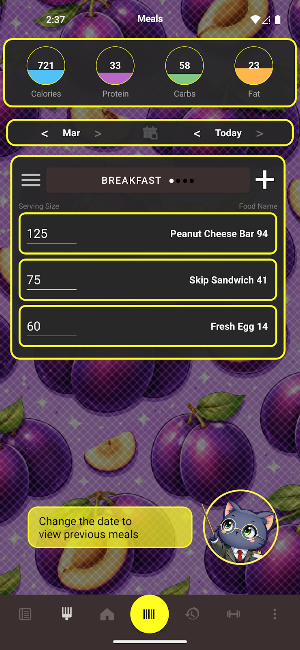 Private Fitness Notebook Screenshot 1
