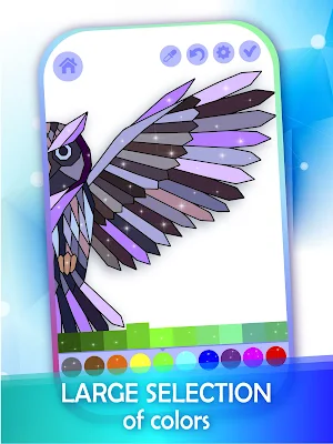 Poly Art Magic Diamond Coloring Book Screenshot 2