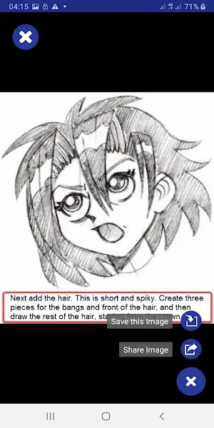 Facial Expressions Drawing Tutorial Screenshot 3