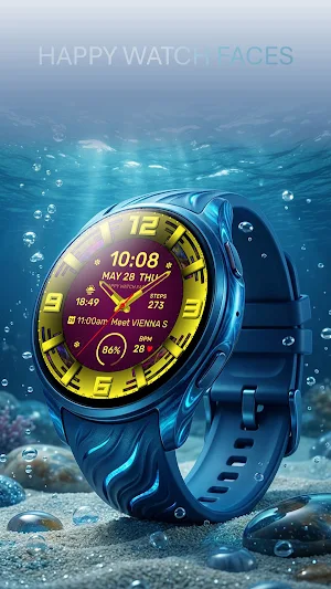h1503 Plasma Watch Face Screenshot 3