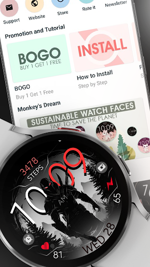 Game digital watch face Screenshot 3