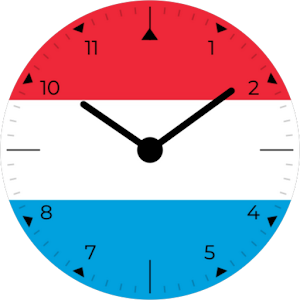 Luxembourg Analog Watch Face Screenshot 0