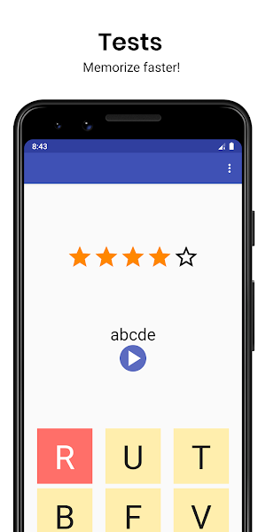 English Alphabet with Sound, Test, Quiz Screenshot 3