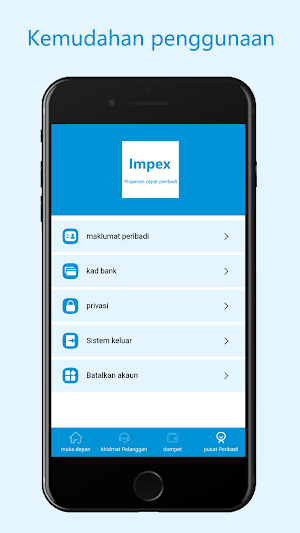 Impex Pinjaman cepat peribadi Screenshot 2