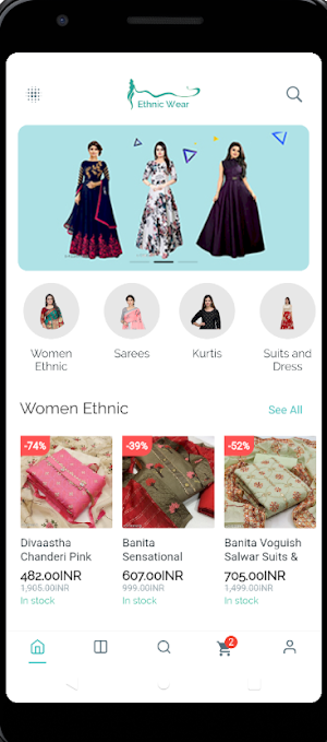 Ethnic Wear - Online Shopping Latest Women Dress Screenshot 1