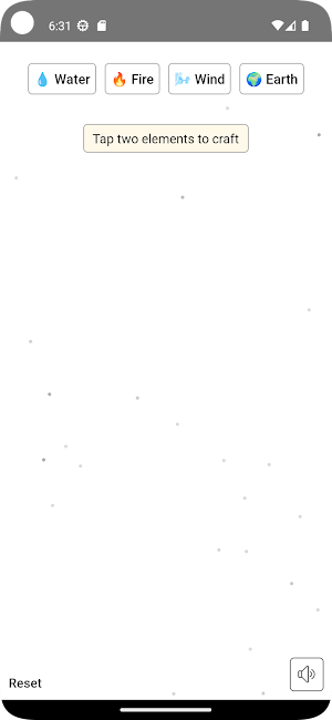 Infinite Crafting Elements Screenshot 0