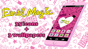 EARTHMAGIC POP Icon & WP☆ Screenshot 0