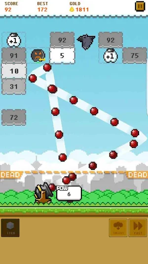 Bricks breaker cannon Screenshot 2