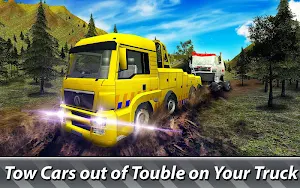 Tow Truck Emergency Simulator: offroad and city! Screenshot 0