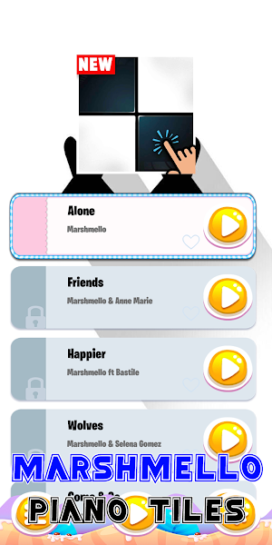 🎹 Marshmello Piano Tiles New 2021 🎹 Screenshot 1