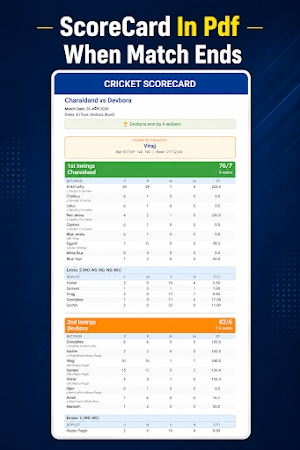 Offline Cricket Scoring Screenshot 3