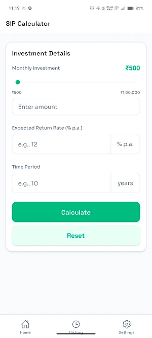 MonoCalc: Financial Calculator Screenshot 3