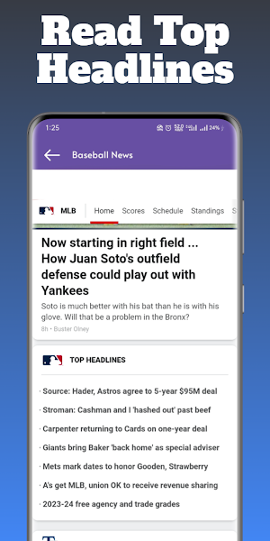 Baseball News, MLB News, Score Screenshot 2