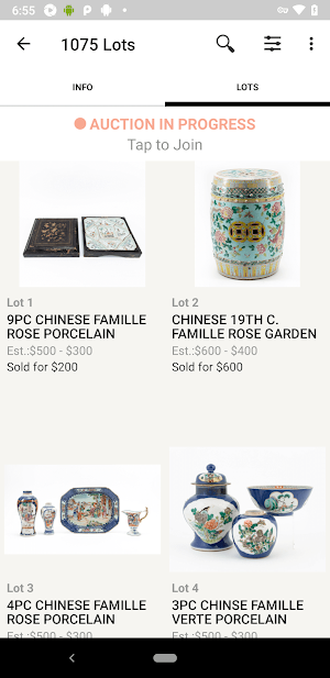 Ahlers & Ogletree Auctions Screenshot 2