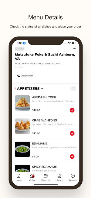 Matsutake Poke & Sushi Screenshot 1