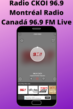 Radio CKOI 96.9 Montréal Radio Canadá 96.9 FM Live Screenshot 1