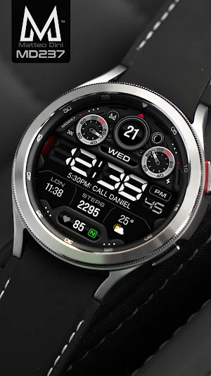 MD237 Digital watch face Screenshot 3