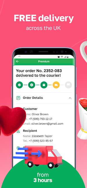 Online Fresh Flowers Delivery Screenshot 1