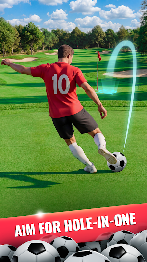 Footgolf Clash - Soccer Golf Screenshot 0