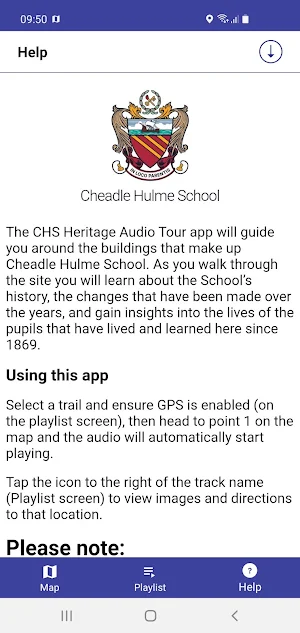 CHS Heritage Audio Tour Screenshot 0