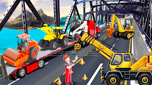 Bridge Construction Truck Game Screenshot 3