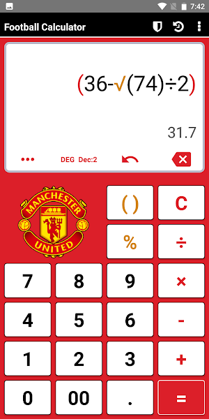 Football Calculator Screenshot 2