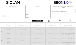 BIOMILK CALCULATOR Screenshot 3