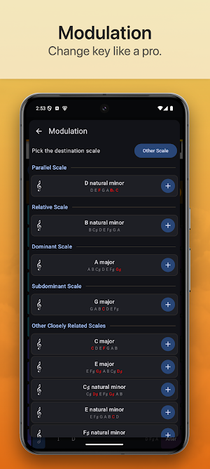 Suggester 2 : Chords & Scales Screenshot 3