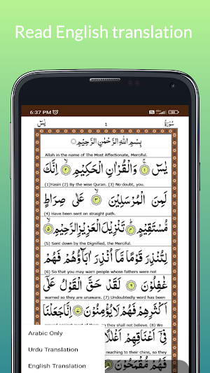 Surah Yaseen Screenshot 2
