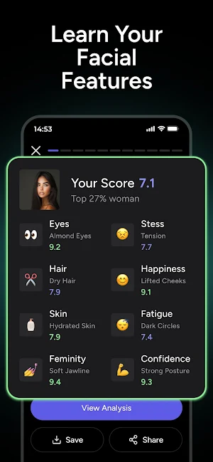 FaceIQ - Face Analyzer Screenshot 2