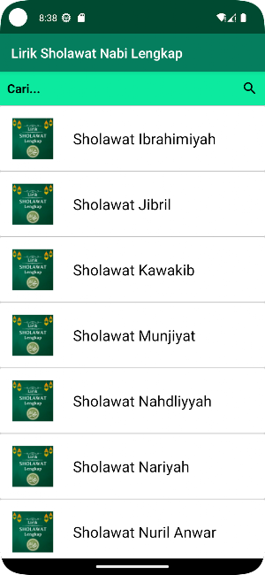 Lirik Sholawat Nabi Lengkap Screenshot 1