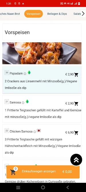 Tandoori Mahal Frankfurt Screenshot 2