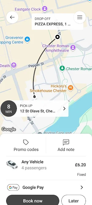 Vroom Taxis Screenshot 2