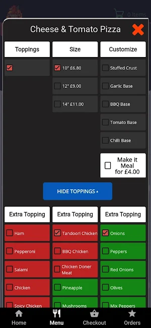 Bodrum Kebab Pizza Llanharry Screenshot 2