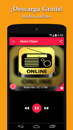 Radio 107.5 FM Rio - Radio Onl Screenshot 0