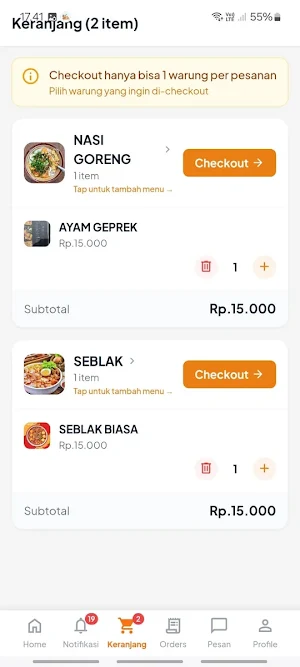 Reang Delivery Screenshot 2