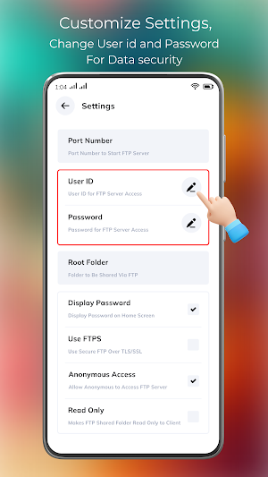 Mobile WIFI Ftp Server Screenshot 2