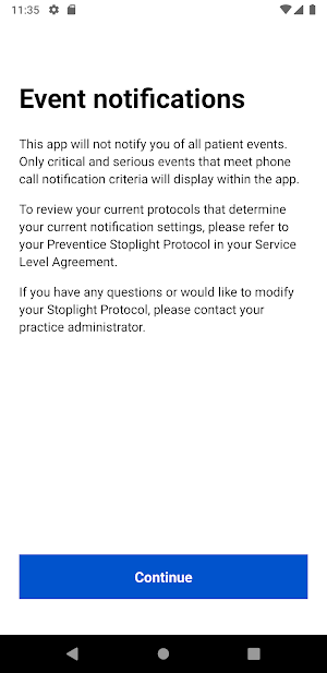 Preventice Notifications Screenshot 2