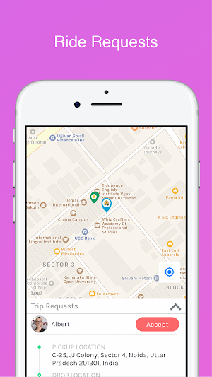 Hire Me - Taxi app for Drivers Screenshot 3