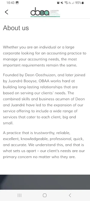 OBAA Tax App Screenshot 3