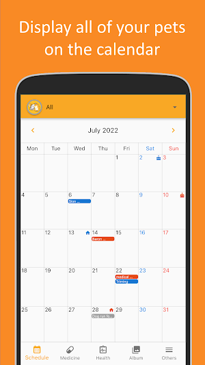 Pet care diary - daily pet log Screenshot 0