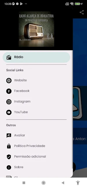 Rádio Web Aliança Screenshot 1