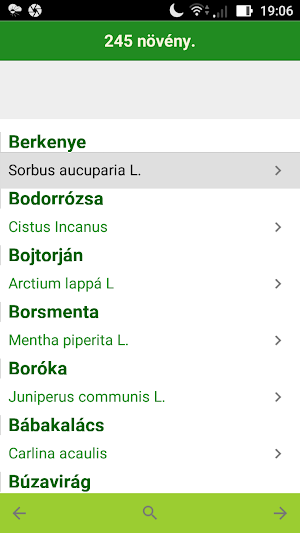 Gyógynövény katalógus - Herbárium Screenshot 1