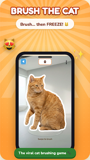Brush The Cat: Cat Brush Game Screenshot 0
