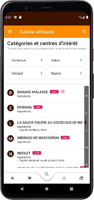Cuisine Africaine et Recette Screenshot 2